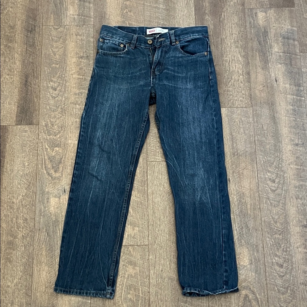Levi's Dark Indigo Straight Jeans